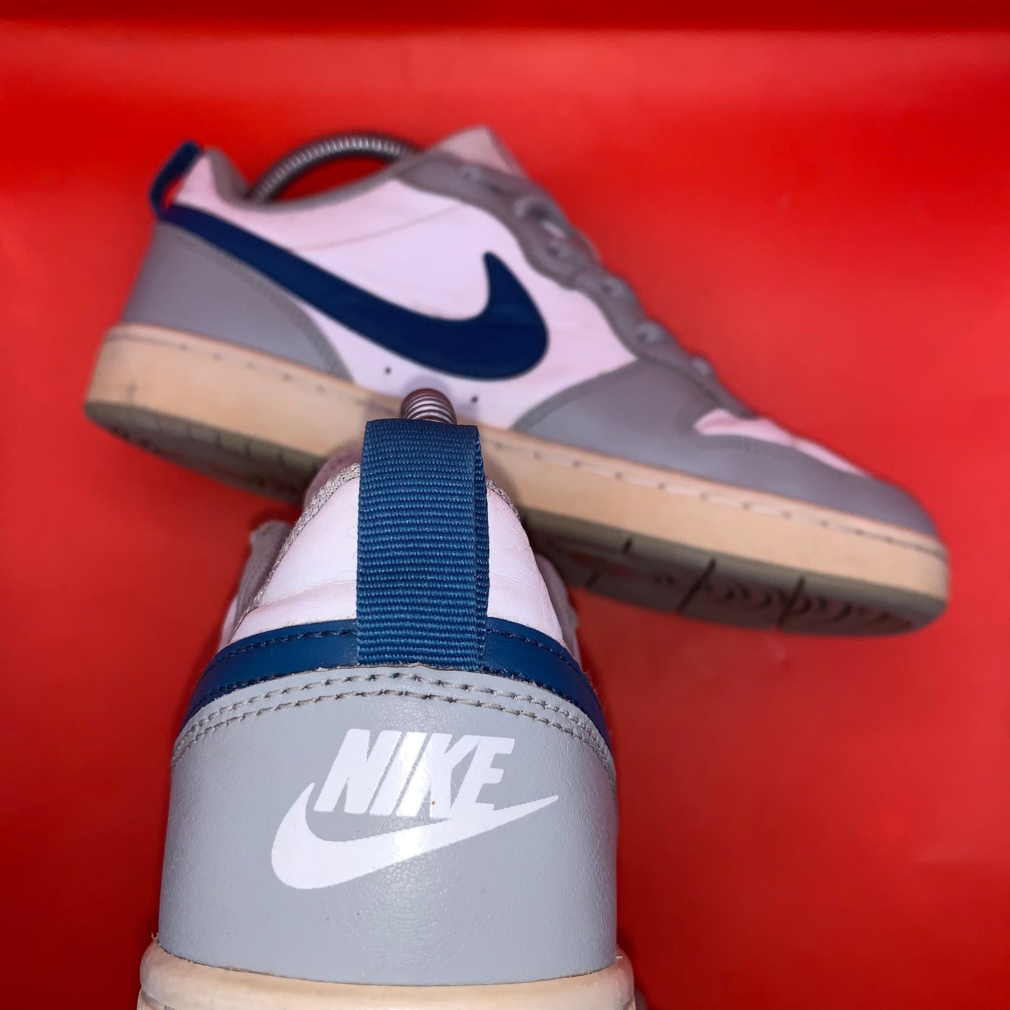 Nike Dunks Low Retro Blue Swoosh