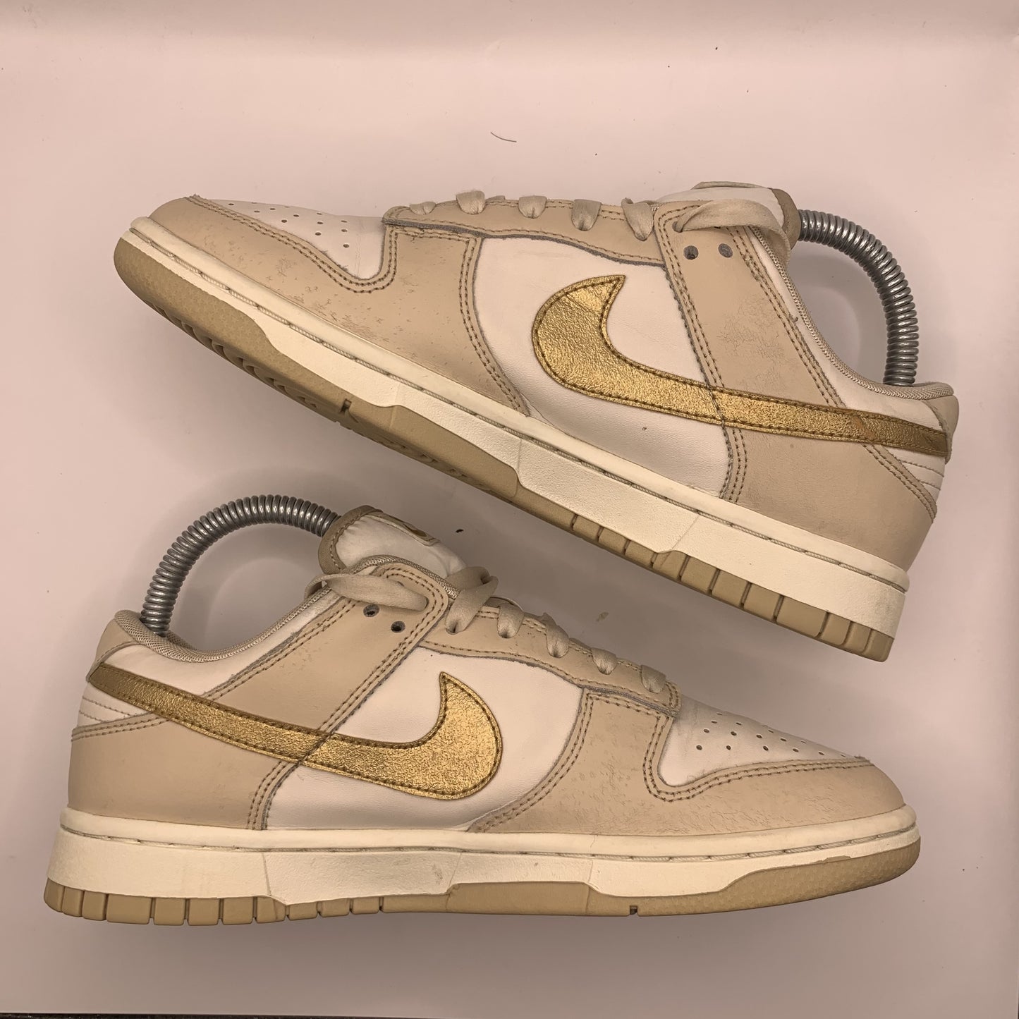 Nike Dunk Low Gold Swoosh