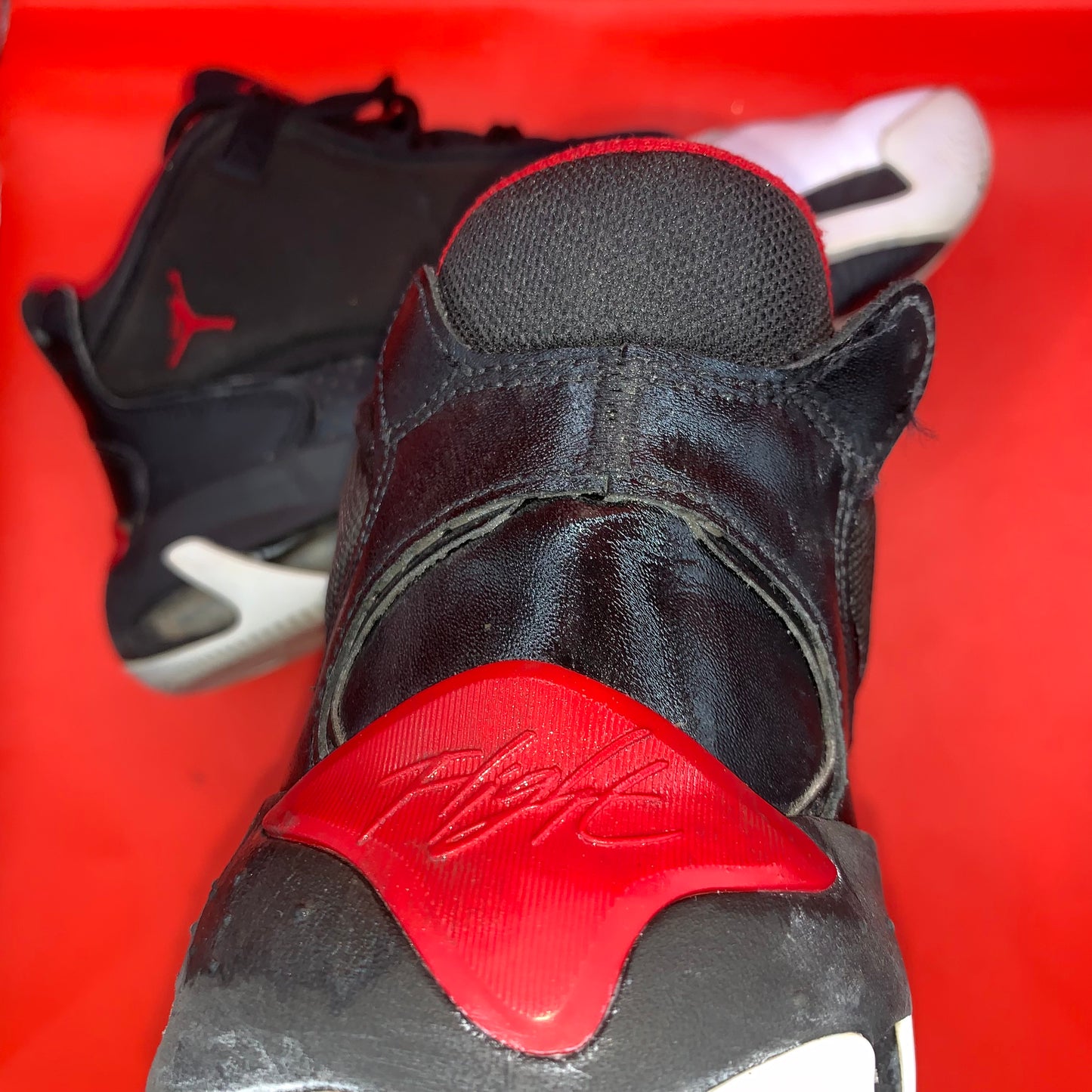 Nike Air Jordan Max Aura 4 Black White Red